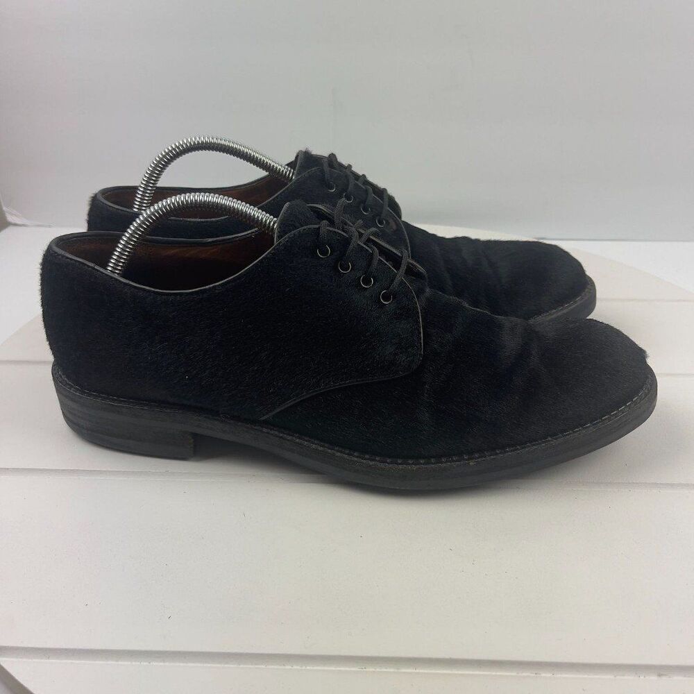 FIERAMOSCA & CO Oxfords Mens Size 11.5 M Black Pony Horse Hair Dress Shoes